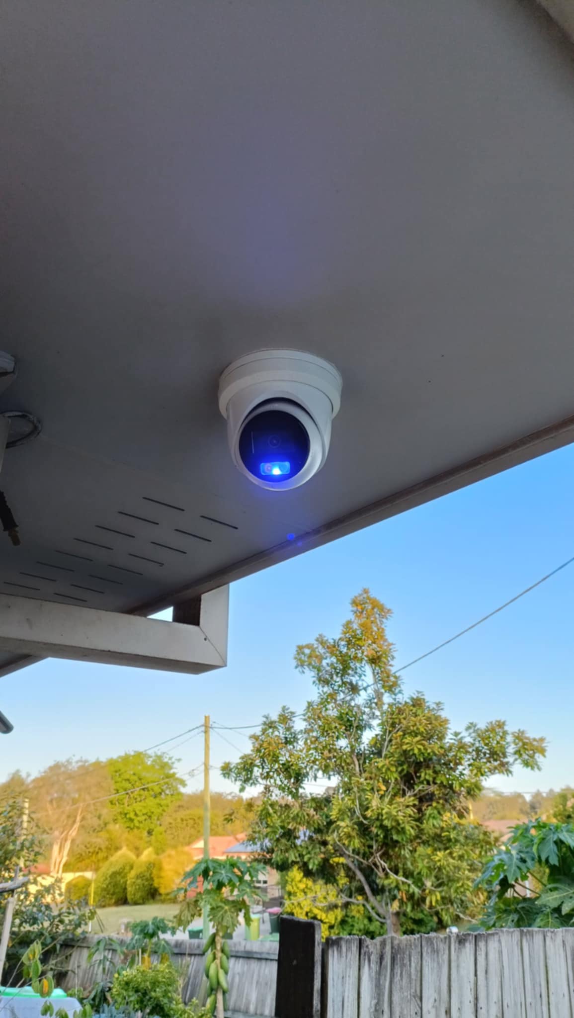 Before — outdated DVR and low-res cameras