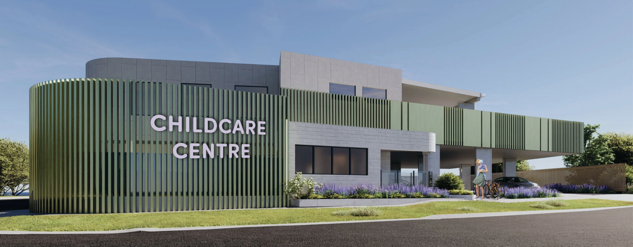 Modern childcare facility after our development