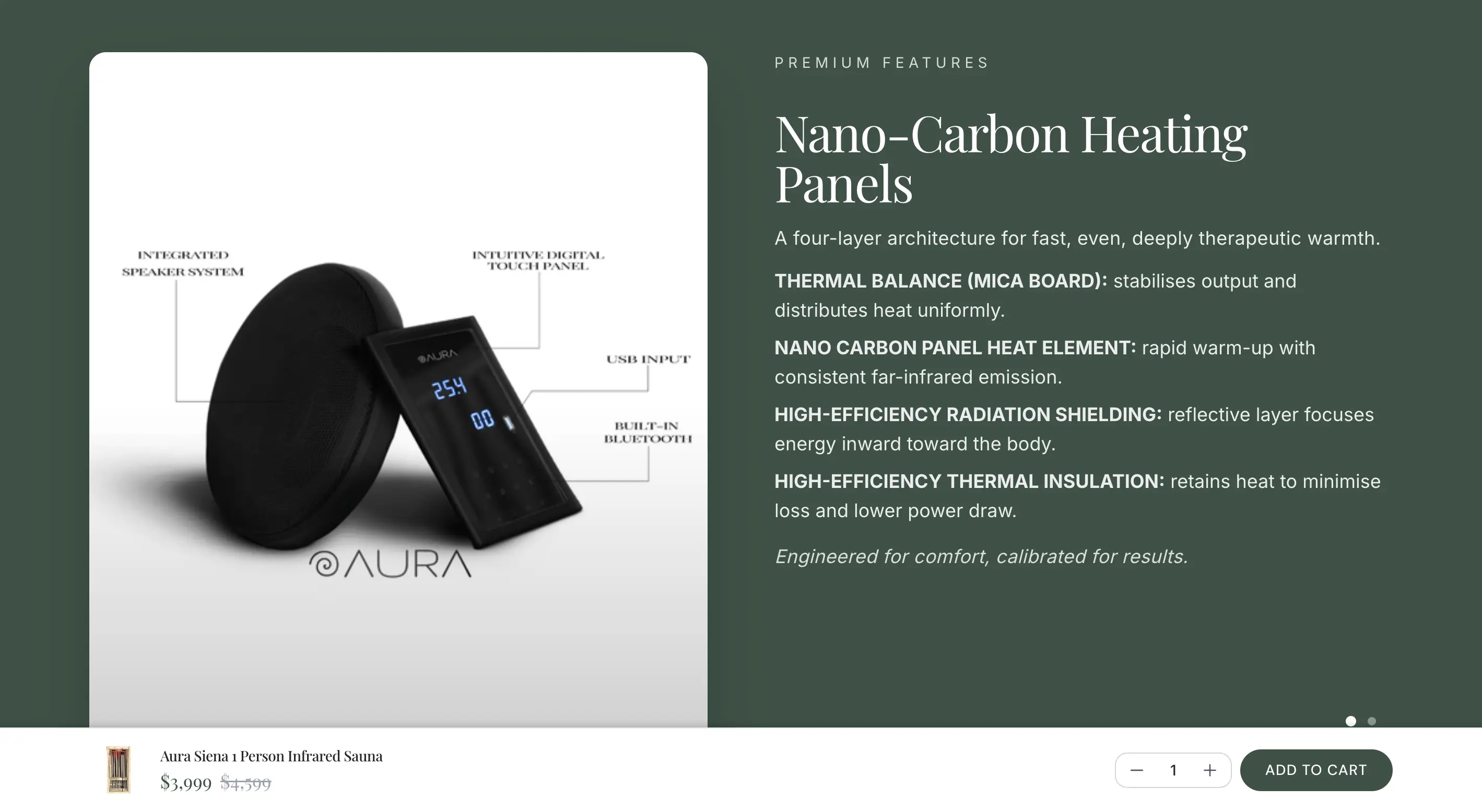 Luxury animations and premium feel