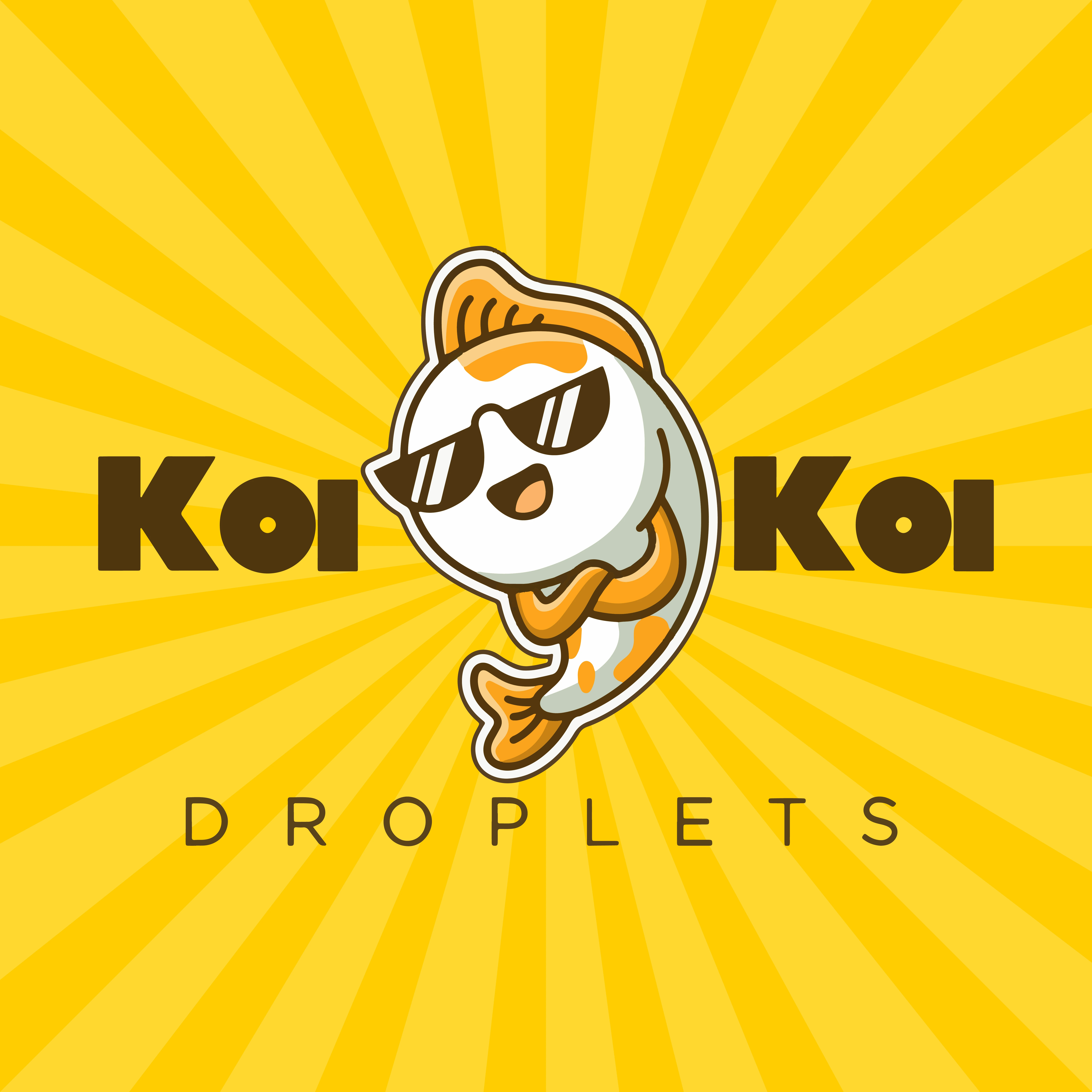 Logo rebrand concept for KoiKoi Droplets