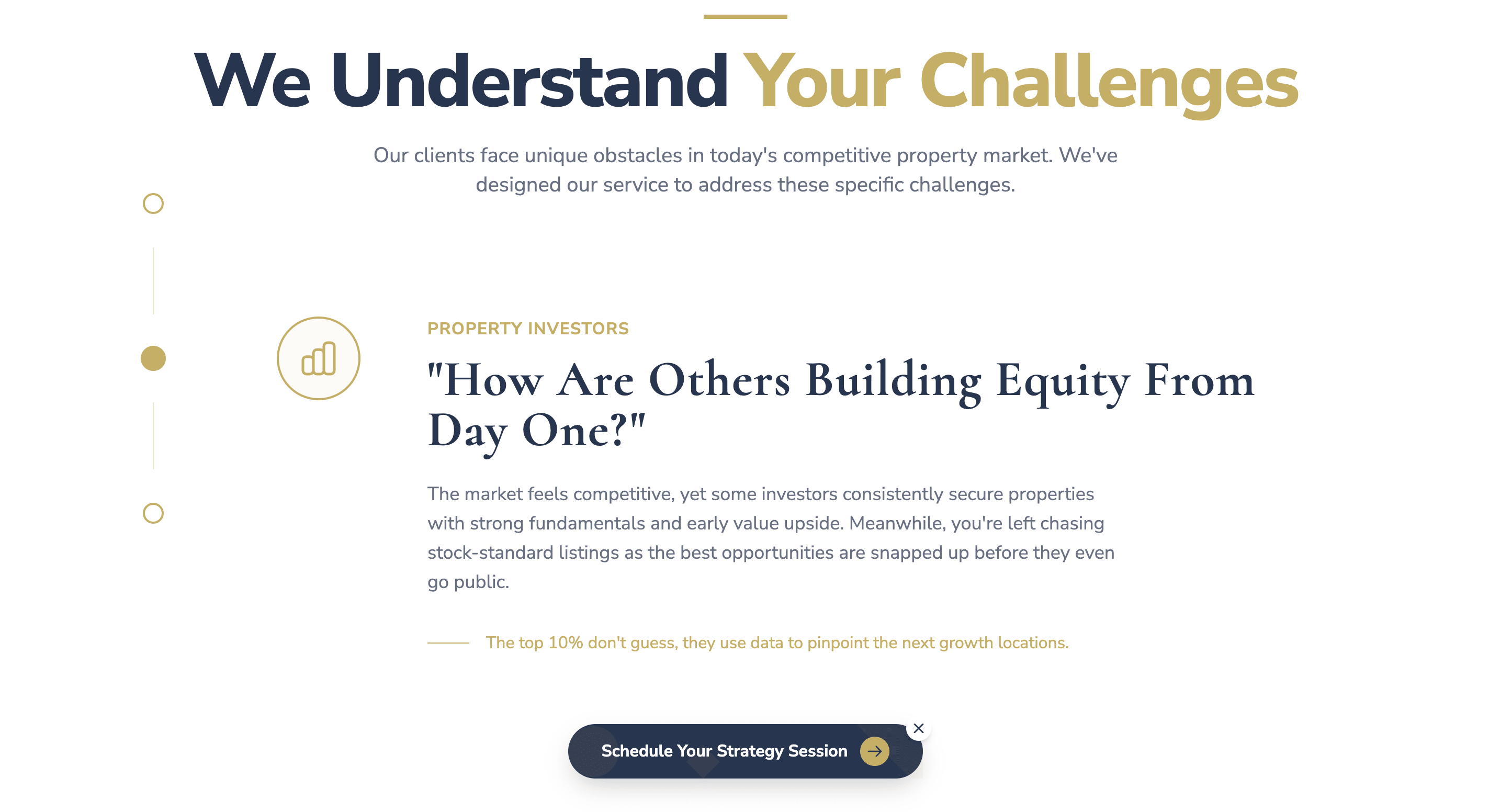 The Buyers Alliance Homepage Challenges