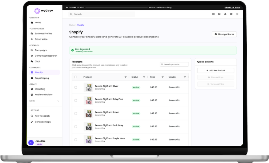 Customer language for ecommerce and online brands